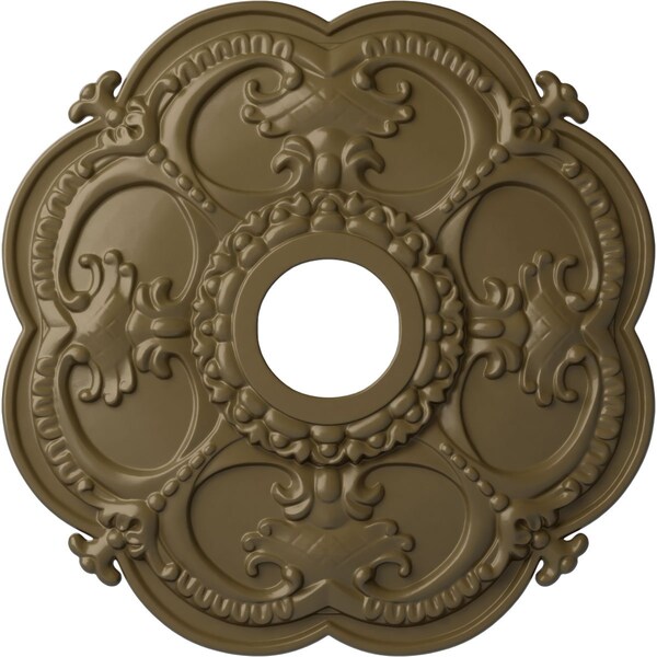 Ekena Millwork Rotherham Ceiling Medallion (Canopies up to 3 1/2"), 18"OD x 3 1/2"ID x 1 1/2"P, Mississippi Mud CM17ROMMF - main